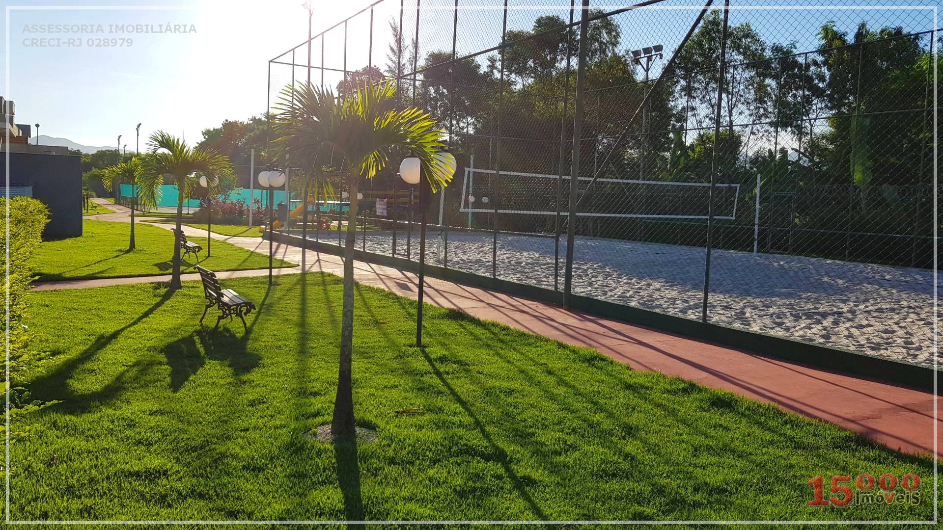 Passeio da área de lazer